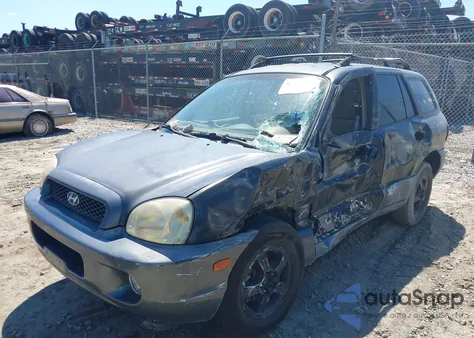 2004 Hyundai Santa Fe Gls из США, поврежденный, VIN KM8SC13D64U700460